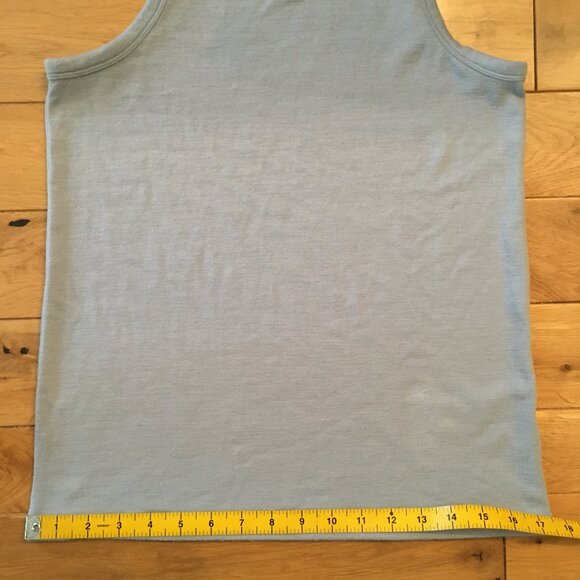 Arctic Blue Knit Tank Top - Picture 13 of 14